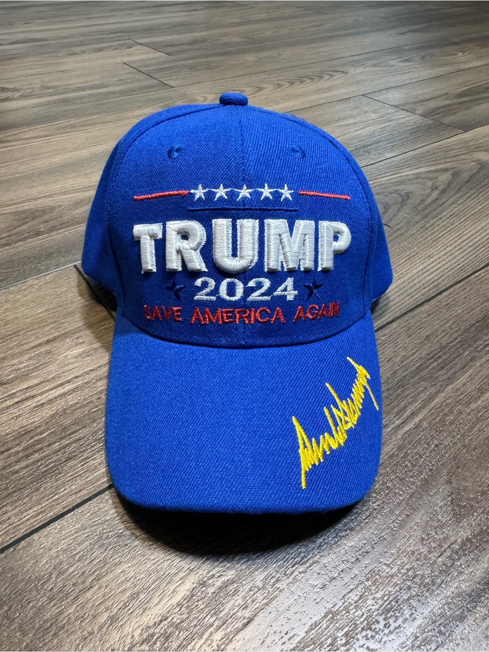TRUMP 2024 Save America Again Blue Baseball Cap